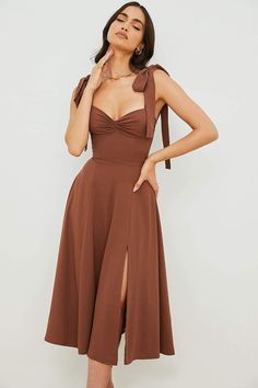 Textiles Ideas, Dorothy Dandridge, Chique Outfit, Beach Holiday Dresses, Causal Dresses, Chique Outfits, Midi Sundress, Sweetheart Prom Dress, Elegante Casual