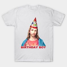 Christmas Jesus Birthday Boy Gift -- Choose from our vast selection of Crewneck and V-Neck T-Shirts to match with your favorite design to make the perfect graphic T-Shirt. Pick your favorite: Classic, Boxy, Tri-Blend, V-Neck, or Premium. Customize your color! For men and women. Graphic Tee As Birthday Gift, Birthday Gift Graphic Tee, Pop Culture Graphic T-shirt For Birthday, White Novelty T-shirt For Birthday, Funny Graphic Print T-shirt For Birthday, Graphic Tee T-shirt For Birthday Gift, Pre-shrunk, Happy Birthday Jesus Shirt, Novelty Graphic Print T-shirt For Birthday, Novelty Graphic Print Birthday T-shirt