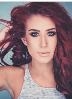 Chelsea Houska Hair, Chelsea Houska, Red Hair Don't Care, Burgundy Hair, Hair Envy, Great Hair