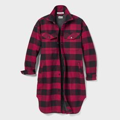 Women's Folklore Flannel Insulated Duster | Duluth Trading Company Bleacher Seats, Duluth Trading Company, Flannel Women, Duluth Trading, Bleachers, Trading Company, The Thing, Cinched Waist, Clothing Company