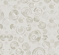 an abstract pattern made up of circles and spirals on a light gray background with white highlights