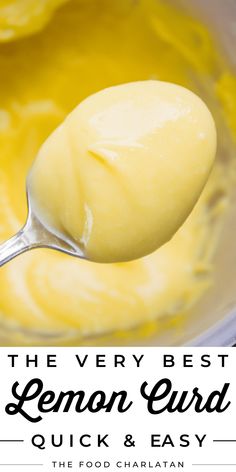 how to make the best lemon curd in just one bowl with a ladle