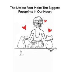 the littlest pet make the biggest footprints in our heart book cover with a woman and two cats