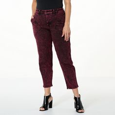 Revive the retro vibe with the G by Giuliana Acid Wash Denim Tapered-Leg Ankle Jeans in Tawny Port Acid Wash. These jeans bring back the iconic 80's acid-wash with a modern twist, perfect for adding a touch of nostalgia to your contemporary wardrobe.

- Color: Tawny Port Acid Wash
- Size: 4
- Material: Denim
- Gender: Female
- Age Group: Adult
- Style: Tapered-leg, ankle length

Ideal for transitioning from a casual day look to an elevated evening style, these jeans are versatile for any season. Casual Washed Cropped Jeans For Fall, Acid Wash Bottoms With Frayed Hem For Fall, Acid Wash Denim Jeans For Fall, Acid Wash High-waist Jeans For Fall, High Waist Acid Wash Jeans For Fall, Distressed Cotton Cropped Jeans For Fall, Acid Wash Mid-rise Bottoms For Fall, Mid-rise Acid Wash Bottoms For Fall, Fall Acid Wash Relaxed Fit Jeans