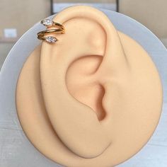 a close up of a cake with two rings on it's top and another ring in the middle