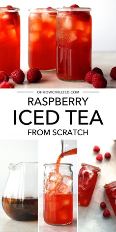 raspberry iced tea from scratch