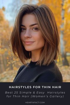 Haircut For Postpartum Hair, Shoulder Length Hairstyles Fine Hair, Lob Fine Hair Straight, Short Haircuts For Women In Their 30s, Long Bob Haircuts For Fine Hair, Women’s Medium Length Bob, Hair For Thinning Hair Women, Medium Length Women’s Hairstyle, Mid Length Fine Hair Styles For Women