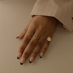 Womens pinky signet ring with gold vermeil or sterling silver options from The M Jewelers. Ring Essentials, Pinky Rings For Women, Instagram Ring, Pinky Signet Ring, M Jewelers, Gold Pinky Ring, Signet Rings Women, Fine Gold Jewelry, Gold Vermeil Jewelry