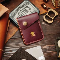 Voyager - Flap EDC Leather Wallet Functional Travel Wallets With Coin Pocket, Retro Bifold Wallets With Coin Pocket, Vintage Leather Trifold Wallet With Coin Pocket, Retro Leather Wallet With Coin Pocket, Rugged Leather Wallet With Coin Pocket, Edc Wallet, New Dimension, Best Wallet, Digital Goods