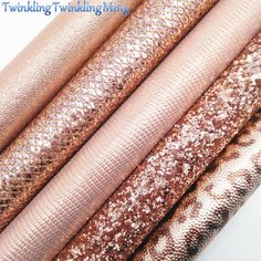 Rose Gold Fabric, Long Blouse Designs, Glitter Canvas, Simple Pakistani Dresses, Glitter Earrings, Fashionista Clothes, Gold Fabric, Leather Sheets, Glitter Fabric