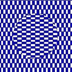 a blue and white checkered pattern with the shape of a head