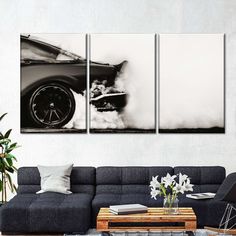 Drifting Sports Car Wall Art will create that wow effect in your room. Have your dream vehicle placed on your favorite walls and let others know your class of choosing vehicles. Boy Apartment Decor, Crazy Posters, Guy Living Room, Basement Vibes, Bachelor Bedroom, Car Room Decor, Bedroom Decor For Men, Masculine Wall Art, Flip Houses