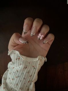 coquette girly nail inspo nail art #nails #coquette Soft Simple Nails, Pink And Brown Plaid Nails, Laufey Inspired Nails, Winter Coquette Nails, Coquette Winter Nails, Coquette Bow Nails, Neapolitan Nails, Coquette Christmas Nails, Neopolitan Nails