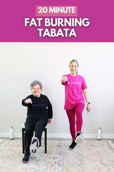 Experience our 20-minute Tabata for seniors, a versatile HIIT session rooted in Izumi Tabata’s research, perfect for all fitness levels. Torch calories, boost cardiovascular health, and sculpt muscles with dynamic moves like ‘In in Out Outs’ and ‘Kick and Punch’. Say hello to a fitter, stronger you!  #seniorfitness #beginnerfitness #hiit #cardio #tabata #burnfat #freefitness #athomeworkouts #freeworkouts #fitspo #yes2next Heart Healthy Exercise, Cardio Tabata, Full Body Strength Workout, Tabata Workout, Hiit Session, Tabata Workouts, Lower Back Exercises