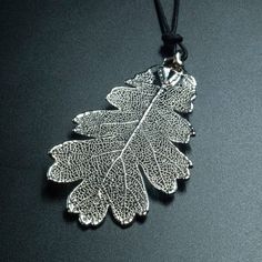 Real Oak Tree Leaf Pendant Necklace Dipped in Fine Silver or Pure Gold, Real Oak Organic Eco-Jewelry, Unique Greek Nature Jewelry Metal Leaf-shaped Jewelry For Gifts, Metal Leaf-shaped Jewelry Gift, Leaf-shaped Metal Jewelry Gift, Leaf-shaped Metal Jewelry As Gift, Leaf-shaped Metal Jewelry For Gifts, Leaf Shaped Metal Jewelry For Gifts, Oak Tree Jewelry, Greek Nature, Gold Bath