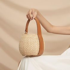 ✔️ UNIQUE, LUXURY DESIGN: Just pay a small part to get the most versatile, completely new and unique design, easy luxury handbags - clutch bags - bags made from natural water hyacinth fibers, Made by skillful and professional Vietnamese artisans from the famous Nga Son village, Thanh Hoa, Vietnam. ✔️ GREAT QUALITY GENUINE AND NATURAL LEATHER: We are proud to use the finest Vietnamese water hyacinth material available along with genuine, durable leather imported from Italy for the shoulder straps Natural Bucket Bag With Removable Pouch, Natural Color Handheld Shoulder Bag With Detachable Handle, Natural Handheld Shoulder Bag With Detachable Handle, Everyday Handheld Bucket Bag With Bamboo Handle, Natural Color Bucket Straw Bag With Removable Pouch, Natural Pouch Straw Bag With Detachable Handle, Natural Straw Pouch Bag With Detachable Handle, Natural Bucket Bag With Detachable Handle As Shoulder Bag, Handheld Natural Straw Bag With Removable Pouch