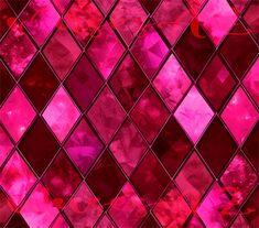 an abstract pink and red background with many small squares in the shape of diamondes