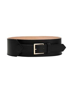 A special accessory for pairing with a T-shirt and midi skirt or an elegant mini dress. Made in Italy, this 8 by YOOX leather belt comes with a high corset effect and central closure with a maxi square metal buckle. , Color: Black , Size: S Elegant Rectangular Belt Buckle For Workwear, Chic Belted Corset Belt For Spring, Leather Party Belts, Chic Formal Belt With Rectangular Buckle, Chic Spring Corset Belt With Removable Feature, Chic Spring Corset Belt With Removable Belt, Chic Belted Corset Belt For Night Out, Chic Black Chain Belt With Removable Feature, Chic Belts With Removable Belt For Night Out