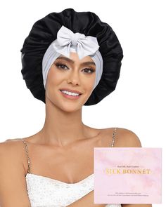 PRICES MAY VARY. 【100% Silk Hair Bonnet】Our silk sleeping cap is made of high-quality pure mulberry silk, which is rich in amino acids and proteins, nourishes hair and strengthens hair roots. The silk bonnet is soft, breathable, and skin-friendly, which can prevent hair breakage and damage during sleep 【Two-color design】This silk bonnet has two layers, inner and outer, and is composed of two different colors. You can choose which side to wear according to the color of your clothes. It is equivalent to buying two sleeping caps for the price of one sleeping cap, which is very cost-effective 【Nourish and protect hair】Silk fabric has the characteristics of low friction and no static electricity; therefore, wear a mulberry silk bonnet to sleep, and your hair will be smooth when you wake up, and Silk Bonnet Sleep, Silk Hair Bonnet, Silk Sleep Bonnet, Silk Sleep Cap, Silk Hair Bonnets, Sleeping Cap, Strengthen Hair Roots, Hair Blow Dryer, Xmas Wishlist