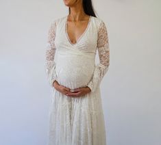 Maternity Gipsy Layered Boho Skirt Maxi Lace Wedding Dress - Etsy Israel Wedding Dress Wrap, Maternity Wedding, Chic Wedding Dresses, Pregnant Wedding, Pregnant Wedding Dress, Boho Layering, Boho Skirt, Boho Chic Wedding, Etsy Wedding Dress