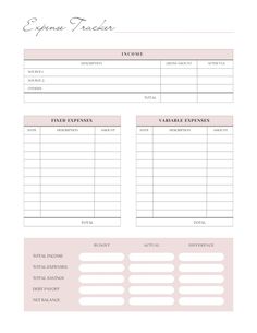 an invoice form with the words equance tracker on it