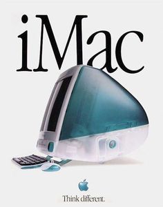 an apple computer with the words i'm mac on it