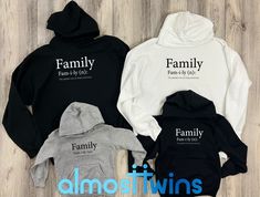 "Family Definition Matching hoodies for family, Vacation Hoodies, Birthday gift, Birthday T-shirts, Funny Hoodies for Family. THE PRICE IS FOR 1 HOODIE! Please add to the cart as many hoodies as you need. ------------------- PLEASE READ! -------------------- How to order: 1. Select the color and size of the hoodie. 2. Click \"Add to Cart\" 3. Go back to the item and repeat steps 1-3 for each t-shirt that you need. Add as many as needed to your cart and then proceed to checkout. 4. Submit order. Family Hoodies, King Queen Prince Princess, Family Definition, Baby Labels, Birthday T Shirts, Matching Hoodies, T Shirts Funny, Matching Sweaters, Best Wedding Gifts