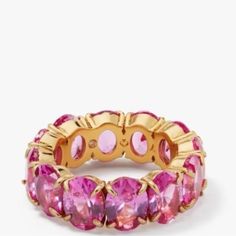 New $98 Kate Spade Candy Shop Oval Ring Pink Oval Ring, Oval Rings, Kate Spade Jewelry, Spade Jewelry, Candy Shop, Pink Ring, Womens Jewelry Rings, Pink Gold, Pink And Gold