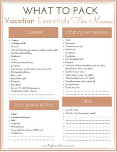 Divorced Parents Packing List, Beach Packing List For Baby, Vacation Checklist For Kids, Beach Trip Packing List Toddler, Printable Whole Family Beach Vacation Packing List, Vacation Packing Checklist, Travel Tips With Toddlers, Organizational Printables