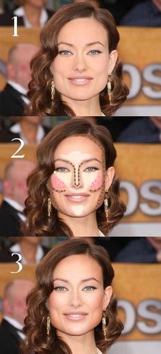 Makeup Tips Contouring, Foundation For Sensitive Skin, Makeup Looks For Green Eyes, Square Face Shape, Face Contouring, Square Faces, Contour Makeup, Contouring And Highlighting, Natural Makeup Looks