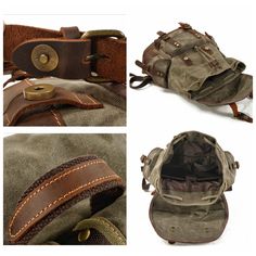 Large Waterproof Unisex Travel Backpack Waxed Canvas Outdoor Backpack Laptop Backpack Hiking Backpack Weekender Backpack Camping Backpack --------------------------------- Please offer your phone number in order to deliver your orders successfully. --------------------------------- Description: -Waxed canvas and full grain leather -Cotton Lining -Inside one pocket for laptop, one phone pocket, one wallet pocket, one zipper pocket, drawstring closure top -It can hold one 15.6'' laptop, A4 documen Khaki Leather Backpack For Outdoor Activities, Outdoor Khaki Bags With Waxed Finish, Khaki Waxed Finish Bags For Outdoor, Durable Khaki Backpack For Travel, Khaki Outdoor Backpack With Adjustable Strap, Outdoor Leather Waterproof Backpack, Outdoor Waterproof Leather Backpack, Outdoor Khaki Backpack With Adjustable Strap, Casual Leather Backpack Waterproof