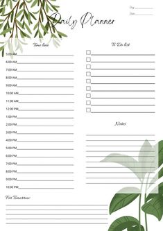 a printable baby shower game with green leaves and branches on the side, in front of a white background