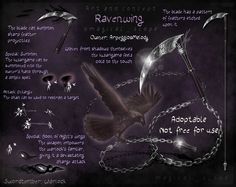 an image of ravenwing in the dark with chains and other things around it that are not for us