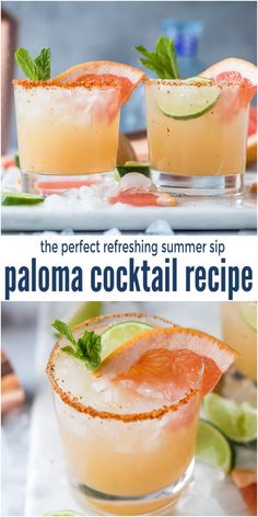 the perfect refreshing summer sip paloma cocktail recipe