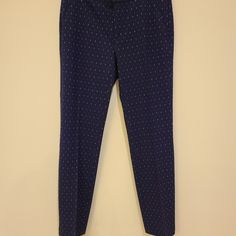 Navy Blue, Red And White Dots. New Without Tag, Excellent Quality. Tommy Hilfiger Straight Leg Pants For Work, Tommy Hilfiger Pants For Spring Workwear, Tommy Hilfiger Straight Leg Bottoms For Work, Spring Tommy Hilfiger Pants With Pockets, Tommy Hilfiger Straight Leg Work Pants, Tommy Hilfiger Fitted Tapered Leg Bottoms, Tommy Hilfiger Straight Leg Spring Pants, Tommy Hilfiger Tapered Leg Work Pants, Tommy Hilfiger Tapered Leg Workwear Bottoms