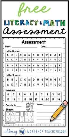 a free printable worksheet for the library and math classroom