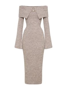 Be stylish and comfortable in our sexy off-the-shoulder fluffy knit midi dress.Featuring a flattering lapel neckline and off-the-shoulder design. this dress exudes effortless glamour. while stacked details and center-front metallic embellishments add to the allure. while the fluffy knit fabric adds texture and luxury. Perfect for a glamorous occasion.Perfect for a wedding. bridal ceremony or party. this Nsbua® dress effortlessly blends style and comfort. Pair it with your favorite heels or jewelry for a chic and effortless look.See Moreï¼?a href="https://Nsbua.com/collections/party">partySee Moreï¼?a href="https://Nsbua.com/collections/vacation">VacationModel's Measurements: Height: 170 cm. Bust: 90 cm. Waist: 70 cm. Hips: 90 cm. wearing size S.@Note:Size: please check measurements careful Knitted Midi Dress, Fluffy Knit, Off Shoulder Maxi Dress, Party Fits, Swimsuit Dress, Maxi Knit Dress, Versatile Dresses, Knit Midi, Evening Party Dress