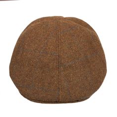 Model: HAT-66 30% Wool, 70% Polyester Polyester quilted lining Brown tweed check flat cap Elasticated band at the back for a better fit HERITAGE TRADITIONS Men's Wool Blend Tweed Flat Cap. Accessorize in style with this beautifully crafted flat cap. It features a wool blend brown tweed outer, quilted polyester lining, stitched peak and elasticated band at the back for a better fit. Wear it when the weather turns colder to instantly add a stylish finish. Exclusively made for Heritage Traditions. Brown Tweed Hat For Fall, Brown Tweed Cap, Fitted Brown Cap, Fitted Brown Flat Cap, Brown Fitted Flat Cap, Casual Brown Tweed Hat, Tweed Outer, Tweed Cap, Brown Tweed