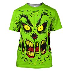 The Grinch T-Shirts - Zip Hoodies Apparel available in T-shirt, hoodie, tank top, longsleeve, multi color and size S M L XL XXL 3XL 4XL 5XL. Shipping from the US. Easy 30 day return policy - Shop now! 6.1-ounce, 100% cotton .Double-needle neck, sleeves and hem; Roomy Unisex Fit. Ash is 99% cotton, 1% poly; Sport Grey is 90% cotton, 10% poly; Dark Heather is 50% cotton, 50% polyester .Decoration type: Digital Print. Made by Gildan Green Crew Neck Band Merch T-shirt, Casual Yellow Top For Halloween, Green T-shirt With Sublimation Print For Fans, Green Sublimation Print T-shirt For Fan Merchandise, Casual Green Halloween Top, Casual Green T-shirt With Character Print, Green Halloween T-shirt For Streetwear, Hip Hop Multicolor Crew Neck Tops, Casual Yellow Halloween T-shirt