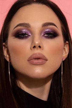 Фиолетовый смоки Nail Piercing, Birthday Makeup, Purple Makeup, Makeup Items, Beautiful Makeup, Cool Eyes, Makeup Inspo, Ballroom