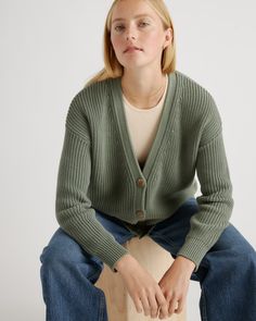 Discover the ultimate blend of comfort and sustainability with our 100% Organic Cotton Oversized Boyfriend Cardigan. This versatile piece effortlessly complements any outfit for everyday wear. Made from soft organic cotton, it's both eco-friendly and cozy. Complete with a button-down front and a classic fisherman stitch, this timeless cardigan is the perfect addition to any outfit. Looking for our cashmere iteration? Check it out hereAlso offered in sizes 1X-3X.  | Quince | Women's OverSized Boy Silk Pajamas Shorts, Boyfriend Cardigan, Button Cardigan, Silk Pajamas, Open Front Cardigan, Leather Biker Jacket, Pajama Shorts, Cotton Fiber, Oversized Fits