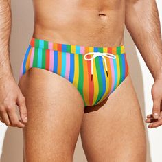 •Men's Swim Briefs: Trendy and vibrant Speedo-style swimwear.•Rainbow Speedo Men: Features a striking multicolor rainbow stripe pattern print.•Hippie Swim Brief Men: Retro-inspired design with a fun, colorful twist.•Rainbow Stripe Print Swim Brief: Eye-catching and perfect for making a statement.•Multicolor Stripe Pride Speedo: LGBTQ-inspired swim brief showcasing pride colors.•LGBTQ Fashion: Celebrate pride with stylish and inclusive swimwear.•High-Quality Fabric: Made from 88% polyester and 12% spandex, ensuring a comfortable fit.•Great for Summer: Ideal for summer vacations, pool parties, or any fun in the sun.Designed in California by Trendy Hip Buys. Made to order from overseas.Care Instruction: machine wash cold with similar colors, do not bleach, tumble dry low, do not iron, do not Cheap Multicolor Men's Swimwear, Fitted Multicolor Swim Briefs, Inclusive Swimwear, Mens Swim Brief Cityboyz ★ Usa, Sporty Moisture-wicking Swim Trunks Brief, Lgbtq Fashion, 1940s Fashion Dresses, Multicolor Moisture-wicking Swim Trunks, Vintage Inspired Shoes