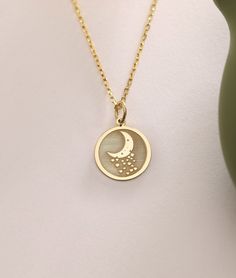 Silver Moon And Star  Pendant - Moon And Star Silver Necklace ● Material of pendant: 925K Sterling Silver ( REAL SİLVER ) ● Metal Stamp: 925K Sterling Silver ( REAL SİLVER ) ● The pendant is available in 5 sizes: - 0,55 inches / 14,0 mm  ( Diameter ) In the photos - 0.60 inches / 15,3 mm  ( Diameter ) - 0,65 inches / 16,5 mm ( Diameter ) - 0,75 inches / 19,1 mm ( Diameter ) - 0.82 inches / 21.0 mm ( Diameter)) ( In the photos the size is 14mm / 0.55 inches Diameter ( Jump Ring inner diameter: 4 Moon And Star Pendant, Moon And Star Necklace, Star Silver, Necklace Moon, Moon And Star, Silver Moon, Silver Gifts, Pendant Silver, Star Charms