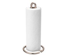 a toilet roll holder with two rings on it