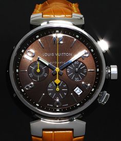 LOUIS VUITTON TAMBOUR CHRONOGRAPH Louis Vuitton Watches, Louis Vuitton Online, Cheap Makeup, Amazing Watches, Dream Watches, Lv Bags, Cheap Handbags, Louis Vuitton Wallet