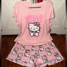 Bnwt Hello Kitty Pajama Set In Size Extra Large Experienced Shipper With The Reviews To Show It! Shipped With Love And Care Tiktok Famous And Very Hard To Find After Going Viral Trending Hello Kitty Blankets Hello Kitty Throws Valentines Easter Hello Kitty Pinkmas Home Goods Tj Maxx Rae Dunn Cupcakes And Cashmere Throw Tiktok Viral Holiday Present Gift Gingerbread Love Xoxo Valentines Rae Dunn Pink Valentine Pink Hearts Pink Nutcracker Lips Decor Cherry Valentines Decor Rachel Zoe Isaac Mizrahi Hello Kitty Summer Sleepwear, Hello Kitty Print Summer Sleepwear, Cotton Hello Kitty Loungewear Sets, Hello Kitty Print Cotton Loungewear Sets, Cotton Hello Kitty Print Loungewear Sets, Pink Hello Kitty Print Bedtime Sets, Pink Hello Kitty Sleepwear Sets, Pink Hello Kitty Print Sleep Sets, Pink Hello Kitty Print Sleepwear For Summer