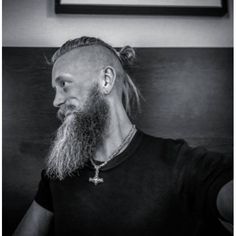 Man Haircuts, Warrior Man, Barber Shave, Long Hair Beard, Braids With Shaved Sides, Metal Heads, Viking Beard