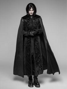 Gothic Men, Gothic Vampire, Gothic Clothes, Punk Rave, Fantasy Costumes, Gothic Outfits, Fantasy Clothing, Fantasy Fashion, Character Outfits