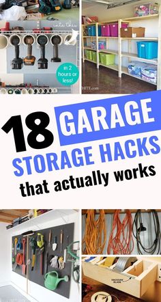 Garage Storage Hacks, Garage Organization Cheap, Garage Hacks, Garage Storage Inspiration, Garage Organization Tips, Garage Organisation, Storage Shed Organization, Garage Workshop Organization, Shed Organization