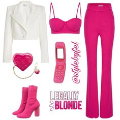 Barbiecore Outfit, Sweet 16 Outfits, Outfits 2014, Movie Inspired Outfits, Looks Country, Elle Woods, Barbie Movie, Grunge Vintage, Cute Winter Outfits